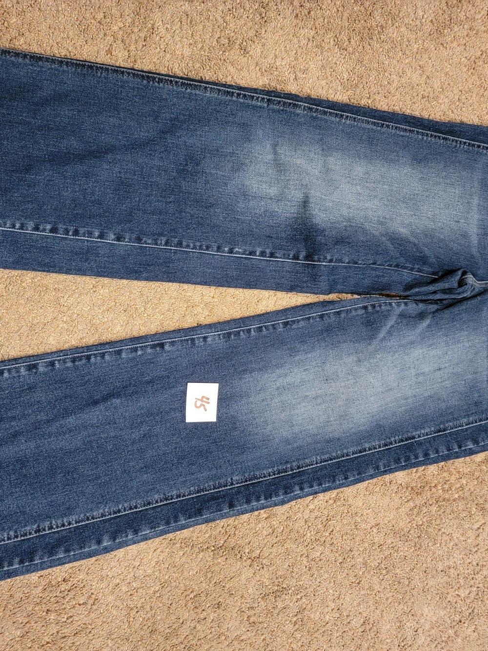 Jeans Women's Straight-Leg Mid Blue Jeans